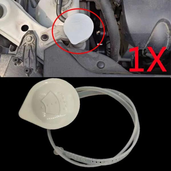 【並行輸入品】1X フロントガラスワイパーウォッシャー液リザーバータンクボトルキャップ蓋三菱アウトラ...