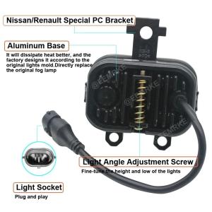 並行輸入品 5 分交換 LED PTF DRL...の詳細画像3