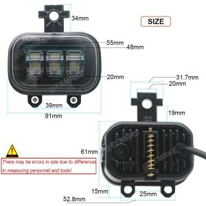 並行輸入品 5 分交換 LED PTF DRL...の詳細画像4