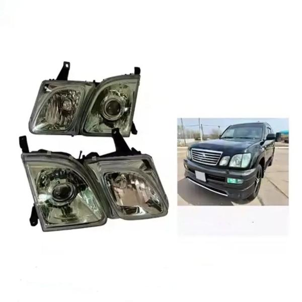並行輸入品 ヘッドライト LX470 UZJ100 レクサス 1998-2007 ヘッドランプ 81...