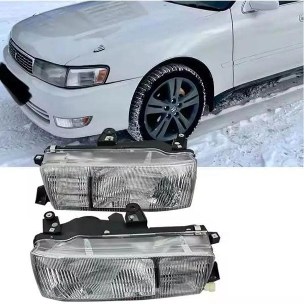 並行輸入品 ペアヘッドライトトヨタクレスタ GX90 JZX90 1992-1996 ヘッドランプ ...