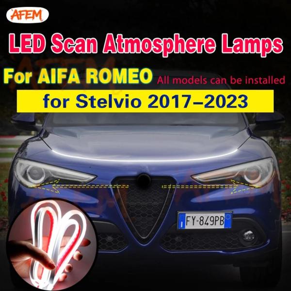 並行輸入品 アルファロメオ ステルヴィオ 2017-2023 LED スキャン スタート フレキシブ...
