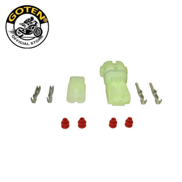 並行輸入品 GOTEN 2ピン防水コネクタキット 住友HM 090 2.2MM用