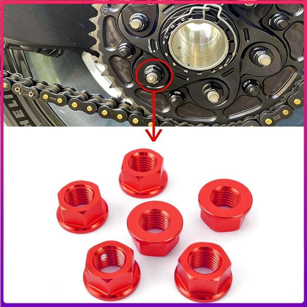 並行輸入品 M10 * 1.25 リアスプロケットホイールアクスルナット ドゥカティ 748 848...