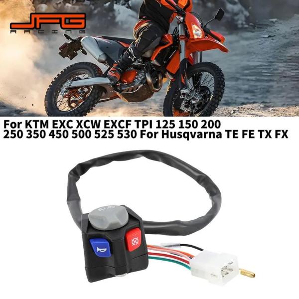 並行輸入品 バイクヘッドライトホーンキルスイッチ KTM EXC XCW EXCF TPI 125 ...