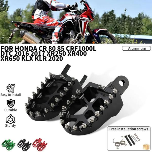 並行輸入品 バイクフットレストフットペグフットペダルアルミ ホンダCR 80 85 CRF1000L...
