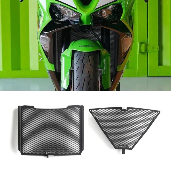 並行輸入品 KAWASKAI ZX-6R ZX6R 2024-2026 バイクラジエーターコアガード...