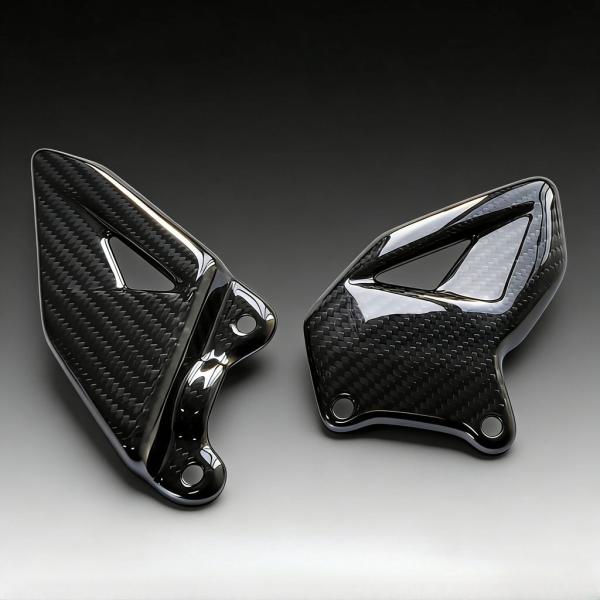 並行輸入品 ホンダCBR600RR 2003-2024用カーボンバイクフェアリングフットペダルヒール...