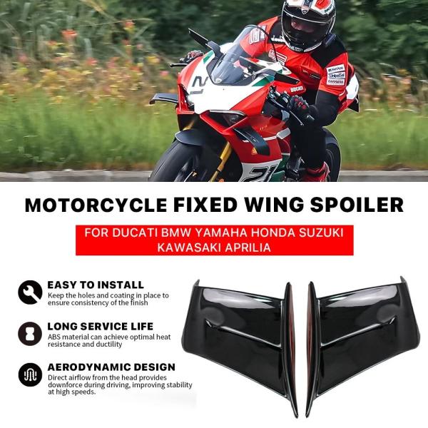 並行輸入品 バイクウイングレットスズキ GSXR1000 ウイングカワサキ ZX4R ZX10R ア...