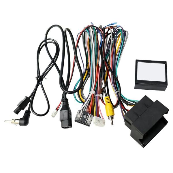 並行輸入品 Android ナビゲーション電源ケーブルラジオ電源ワイヤーハーネスコードプロトコルボッ...
