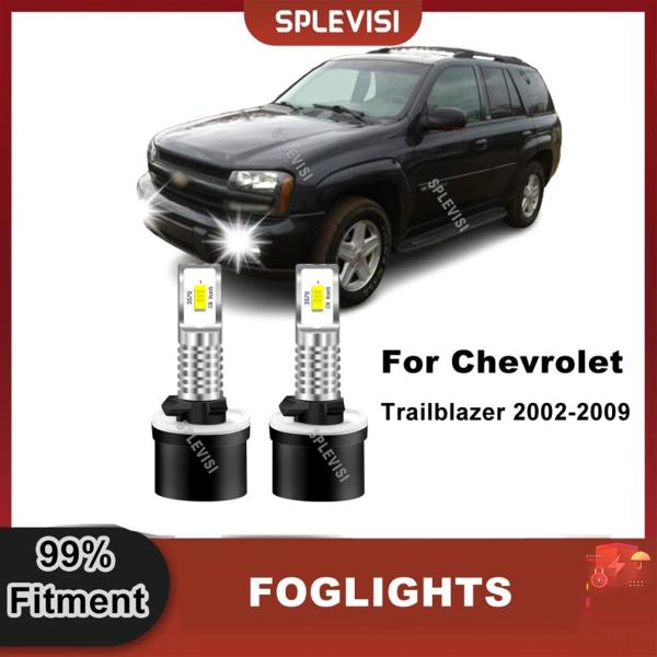 並行輸入品 LEDフォグライト CHEVALSUVトラック用 2002-2009 2X FOGLIG...