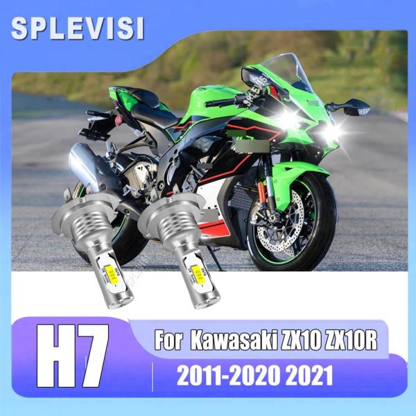 並行輸入品 H7 バイク LED ヘッドライトバルブ - カワサキ ZX10 ZX10R 2011 ...