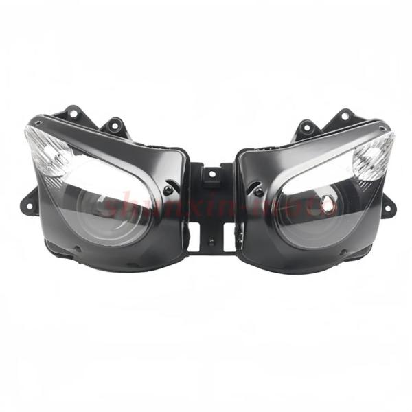 並行輸入品 バイクヘッドライトカワサキ ZX-10R 2006 2007 バイクヘッドフロントビッグ...