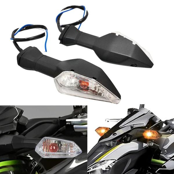 並行輸入品 バイクフロントウィンカーインジケーターライトカワサキ Z250 Z300 Z650 Z9...