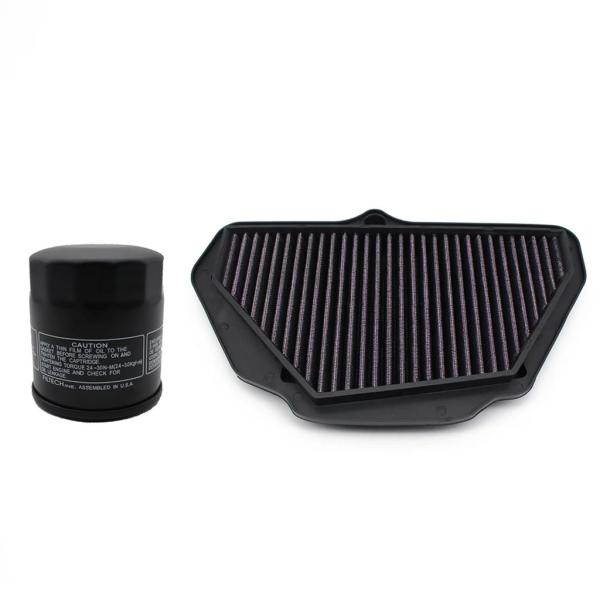 並行輸入品 POKHAOMIN-バイク吸気フィルター オイルクリーナー カワサキZX-10R 100...