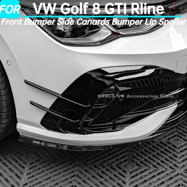 並行輸入品 CAR FRONT BUMPER SIDE CANARDS BUMPER LIP SPO...