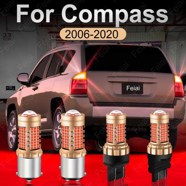 並行輸入品 ジープコンパスMK49 MP LEDブレーキライトバルブ 2006 2007 2008 ...