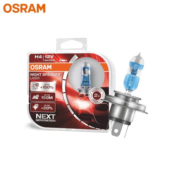 並行輸入品 オスラム-ハロゲンナイトブレーカー H4 9003 HB2 64193NL 12V 60...