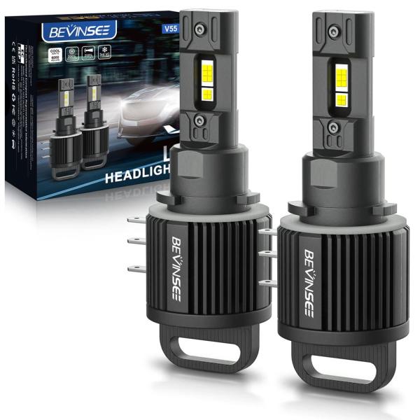 並行輸入品 BEVINSEE H15 LED CANBUSヘッドライトバルブ 110W 11000L...