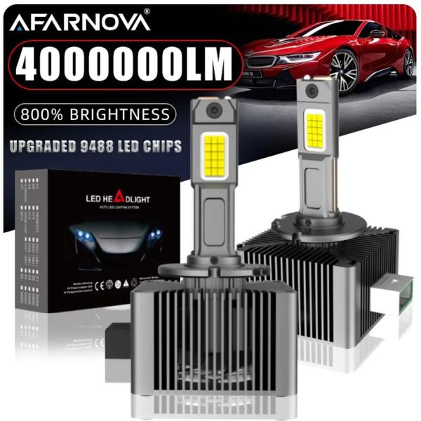並行輸入品 D1S D1R 2000000LM LED D3R D3S 車用ヘッドライト D2S D...