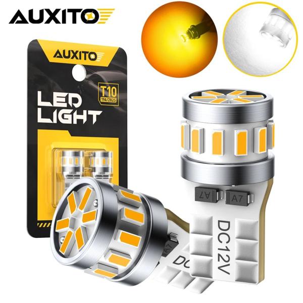 【並行輸入品】AUXITO 2個 W5W T10 LED CANBUS 5W5 6500K ホワイト...