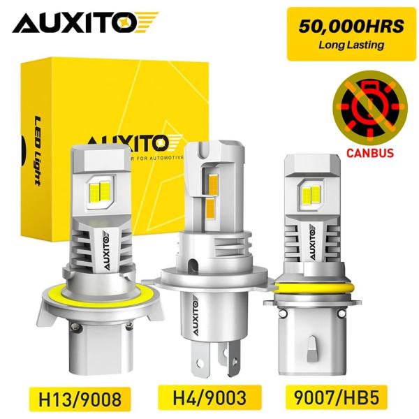 【並行輸入品】AUXITO 2個 30000LM 9007 HB5 LEDヘッドライトバルブ H4 ...