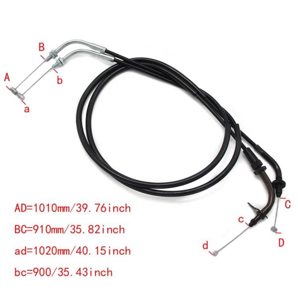 【並行輸入品】スロットルアクセルケーブルヤマハXVS400 XVS650 5BN-26312-00 ...