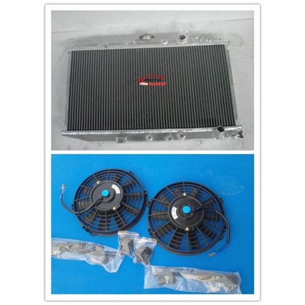 【並行輸入品】アルミラジエーター + ファン レーシング ホンダ シビック CRX CR-X 1.5...