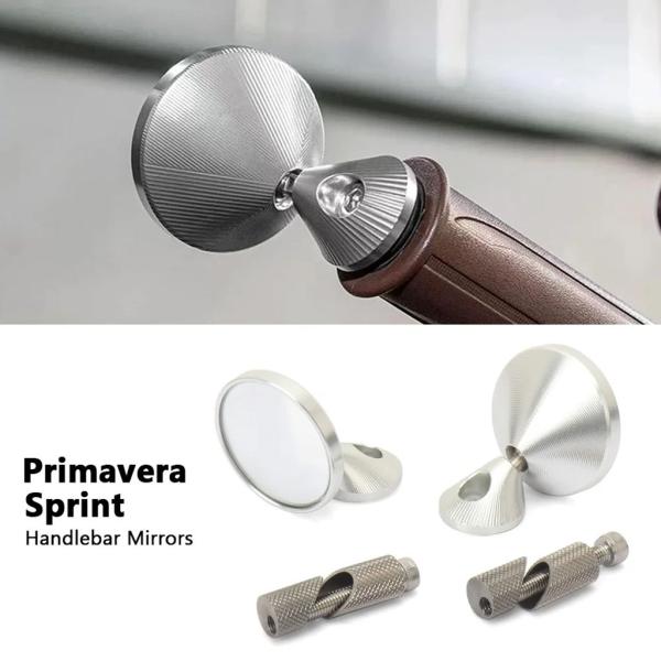 【並行輸入品】ラウンドハンドルバーアルミバイクバックミラーモトエンドサイドミラーベスパスプリント 1...