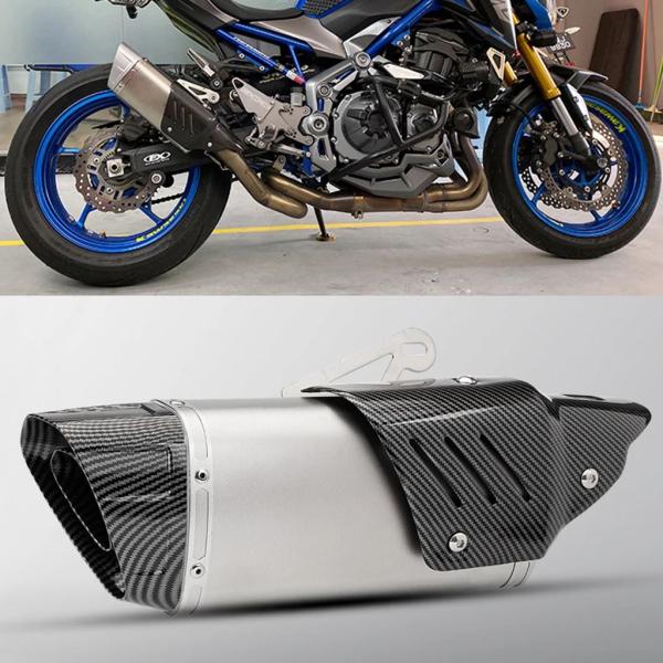 【並行輸入品】汎用51mmバイクマフラーK10 RC125 250 390 R6 R3 ニンジャZ4...