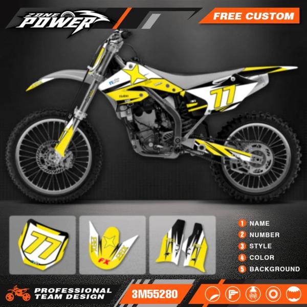 【並行輸入品】パワーゾーンカスタムチームスズキ RMZ250 RMZ 250 RM 250Z 200...