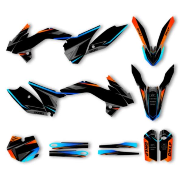 【並行輸入品】パワーゾーンバイク背景デカールデコステッカーキット KTM SX85 2013-201...