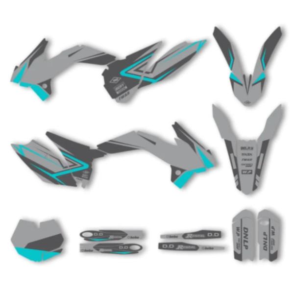 【並行輸入品】Powerzone バイク背景デカールステッカーキット KTM SX85 2013 2...