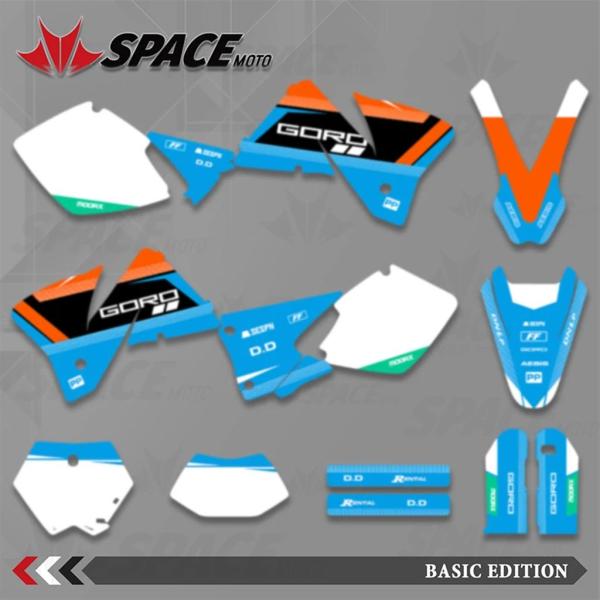 【並行輸入品】スペースフルグラフィックスデカールステッカーキット KTM EXC 125 200 2...