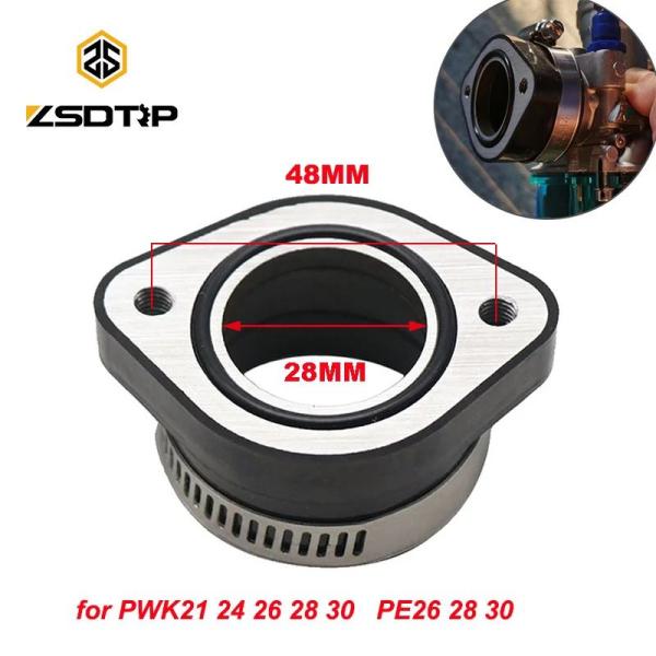 【並行輸入品】Zsdtrpバイクキャブレターアダプターインレット吸気管PE26 28 30 PWK2...