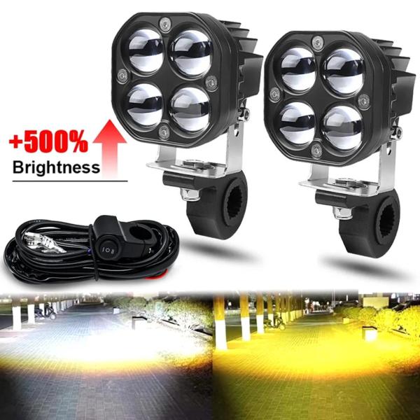 【並行輸入品】バイク用LEDスポットライト フォグライト ウインカー スズキ トラック 車 SUV ...