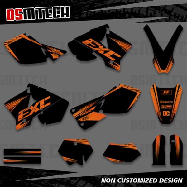 【並行輸入品】DSMTECHカスタムバイクデカールステッカー KTM EXC 125 200 250...
