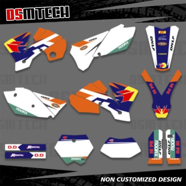 【並行輸入品】DSMTECH バイクグラフィックデカールステッカーキット KTM 125 200 2...