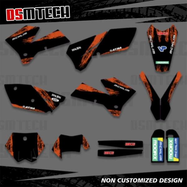 【並行輸入品】DSMTECH グラフィック背景デカールステッカーキット KTM 525 450 40...