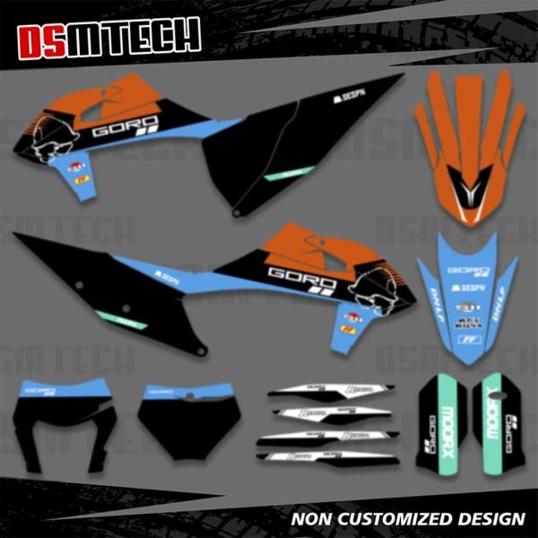 【並行輸入品】DSMTECH グラフィックデカールステッカーキット KTM 125 250 350 ...