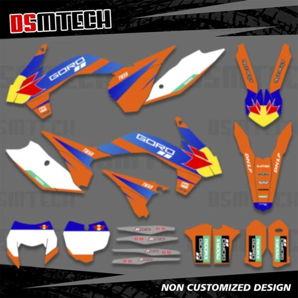 【並行輸入品】DSMTECH フルバイクグラフィックデカールキット KTM EXC EXCF XCW...