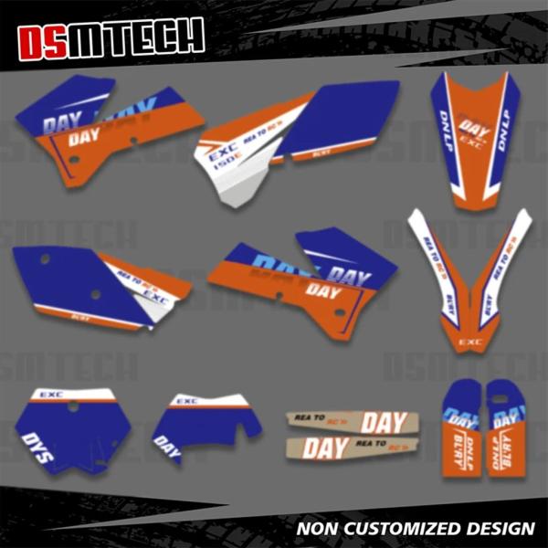 【並行輸入品】DSMTECH バイク グラフィック デカール ステッカー キット KTM 525 4...