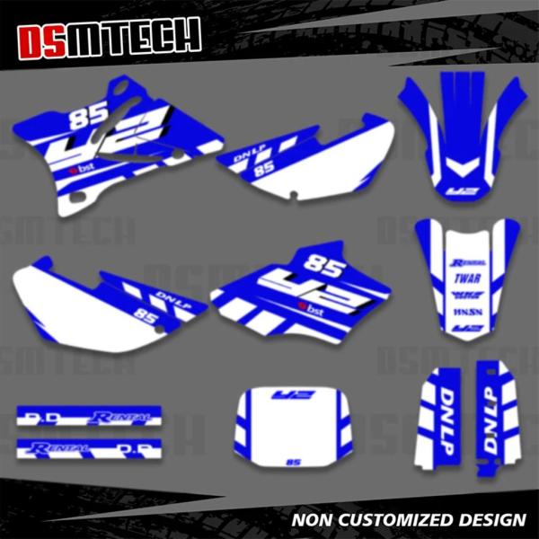 【並行輸入品】DSMTECH モトクロスグラフィックデカールステッカーキットヤマハ YZ85 YZ ...