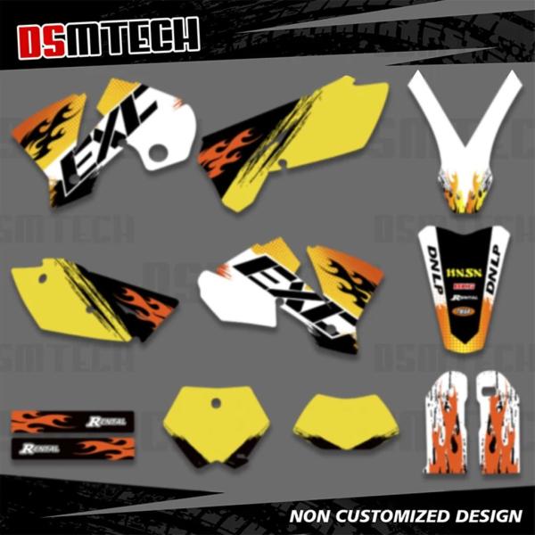 【並行輸入品】DSMTECH モトクロス グラフィック KTM EXC 300 EXC 125 25...