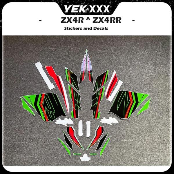 【並行輸入品】バイク 二輪フェアリングステッカー OEMステッカー メタルフラッシュ付き交換バージョ...