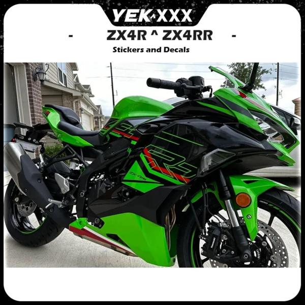 【並行輸入品】フルフェアリングステッカー カワサキZX4R ZX4R2021-2024-OEM用ステ...