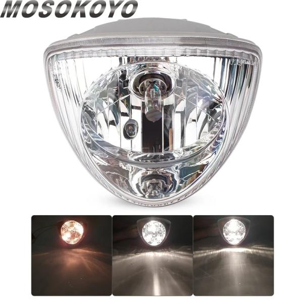 【並行輸入品】 スクーター ヘッドライト ハイビーム ヨーロピアン 3 リバティ50 100 125...