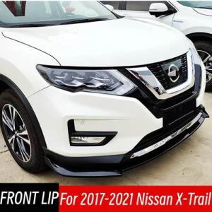 【並行輸入品】 日産x-trail 2017-2021フロントバンパーリップ チンデフレクター 保護...