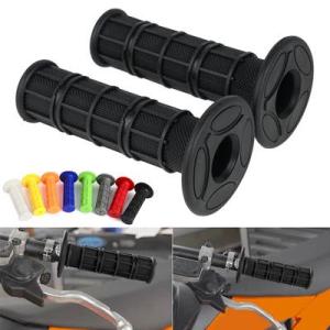 【並行輸入品】 バイク用ラバーハンドルバーグリップ 22mm 7/8 インチ 1インチ ktm ex...