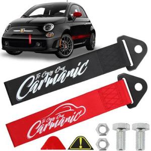 【並行輸入品】 レーシングロープ用牽引ローイングフック FIat 500 500c 500l aba...
